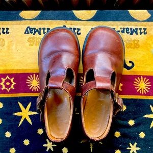 Vintage T strap Dr. Martens from the 90s.